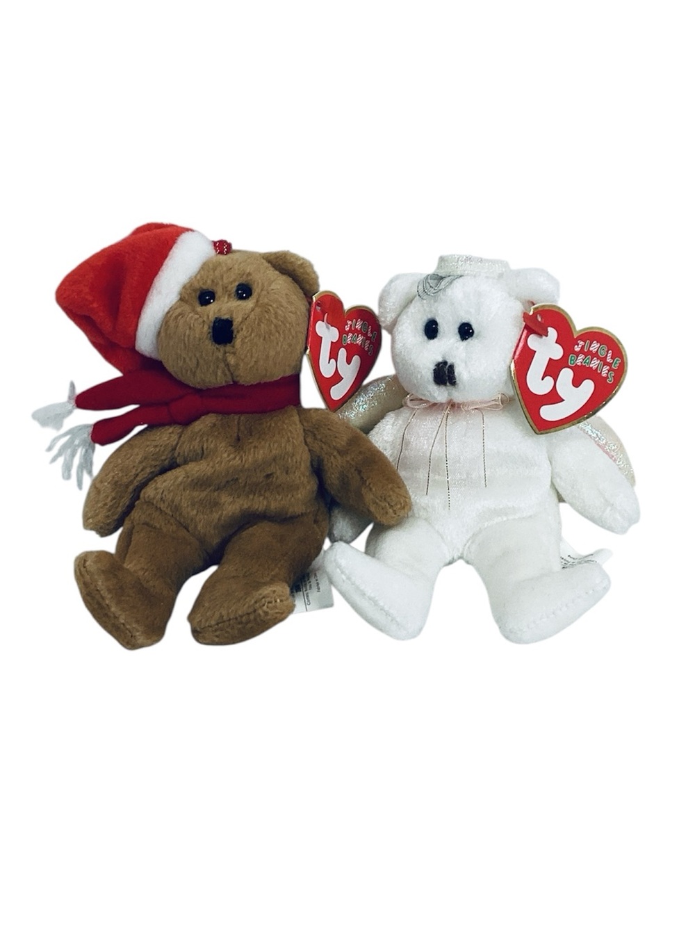 💚 TY Holiday Beanie Baby and Halo Bear - NWT